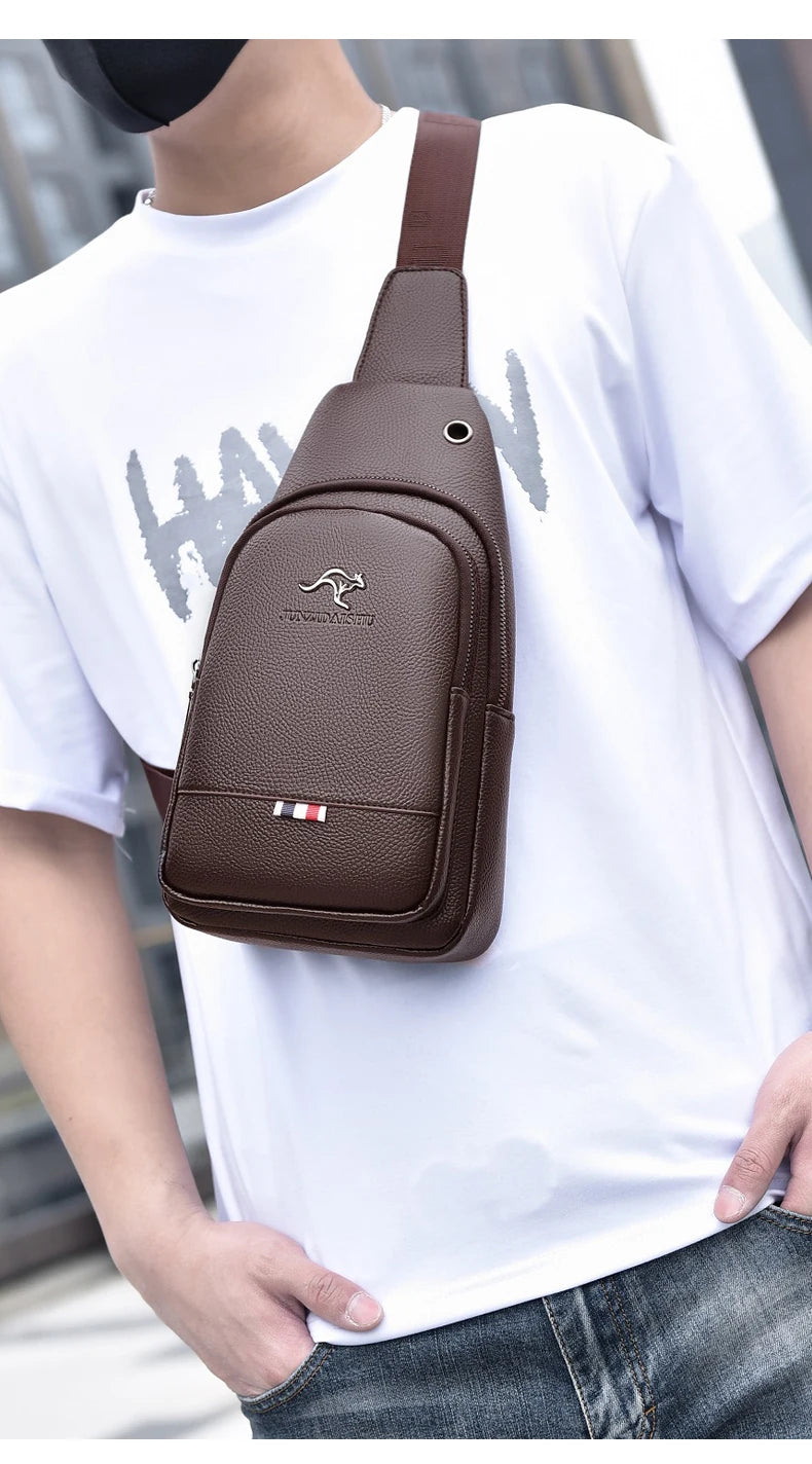 Crossbody Vintage Leisure or Travel leather Design