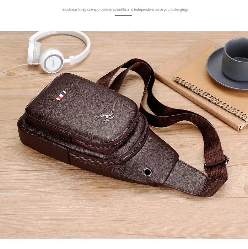 Crossbody Vintage Leisure or Travel leather Design