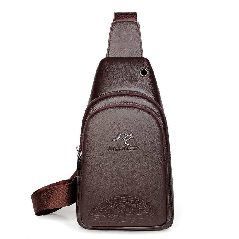 Crossbody Vintage Leisure or Travel leather Design