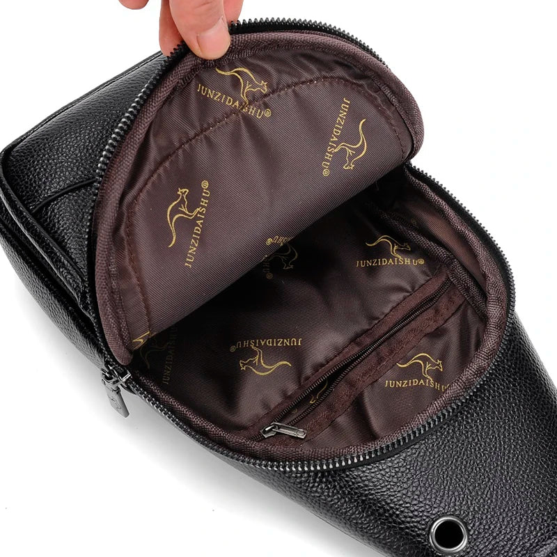 Crossbody Vintage Leisure or Travel leather Design