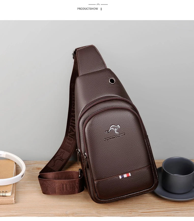Crossbody Vintage Leisure or Travel leather Design