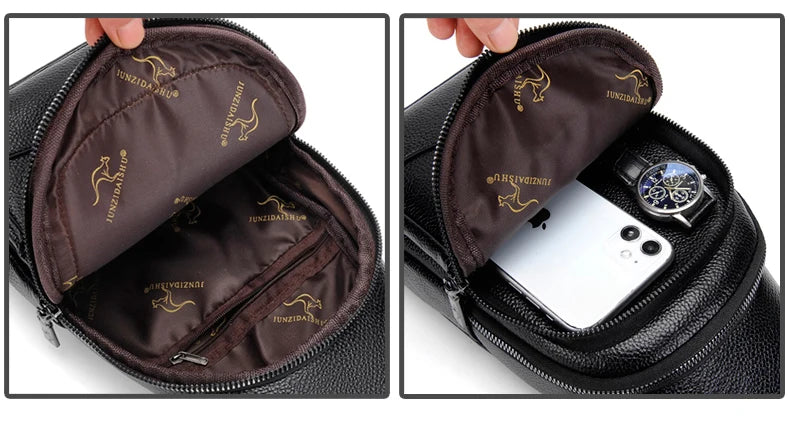 Crossbody Vintage Leisure or Travel leather Design