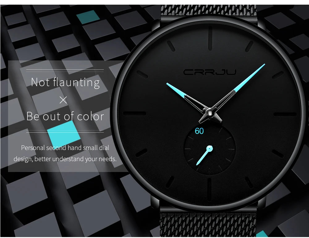 CR Ultra Thin Dial Quartz Watch
