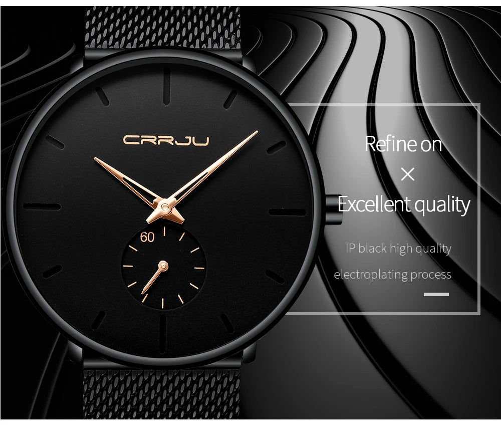 CR Ultra Thin Dial Quartz Watch