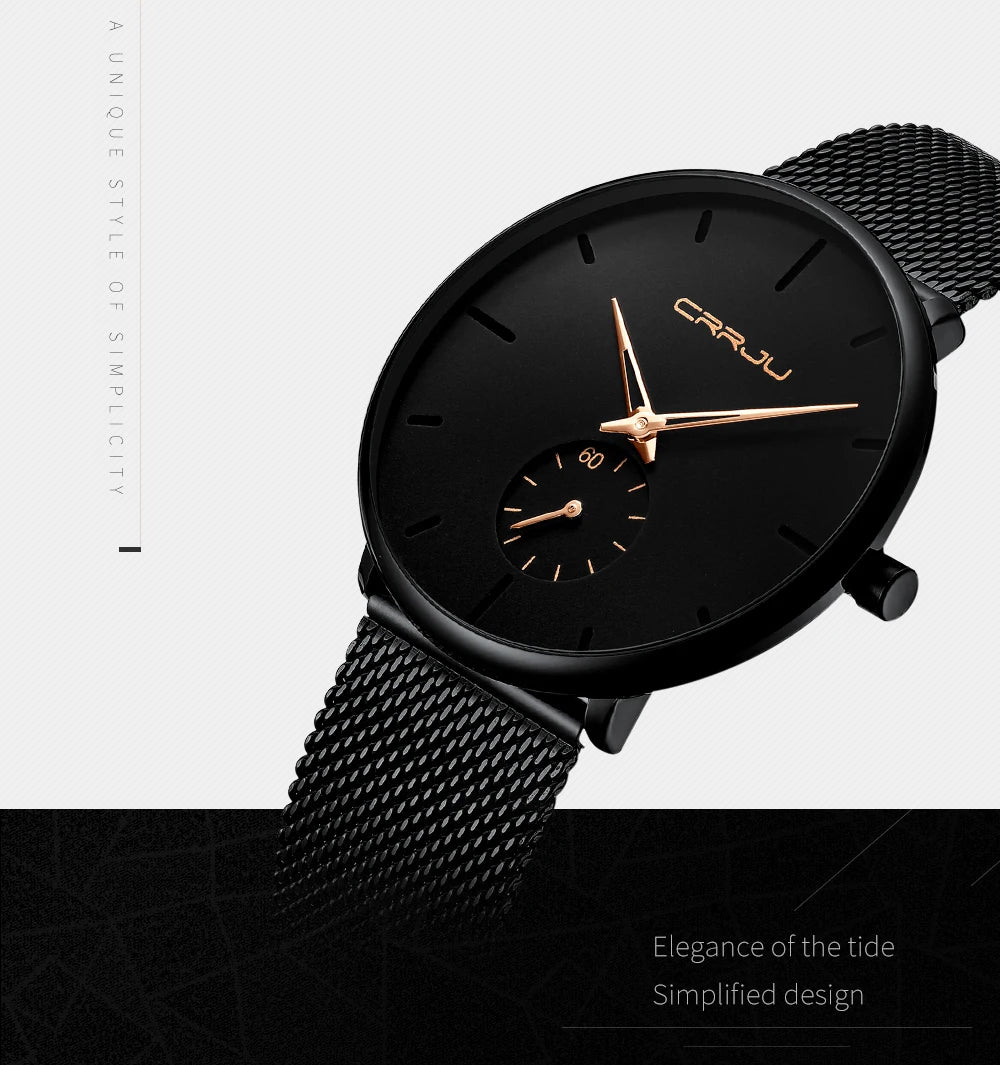 CR Ultra Thin Dial Quartz Watch