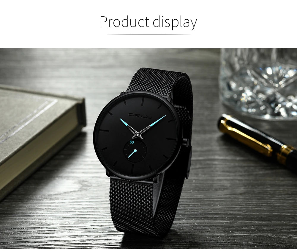 CR Ultra Thin Dial Quartz Watch