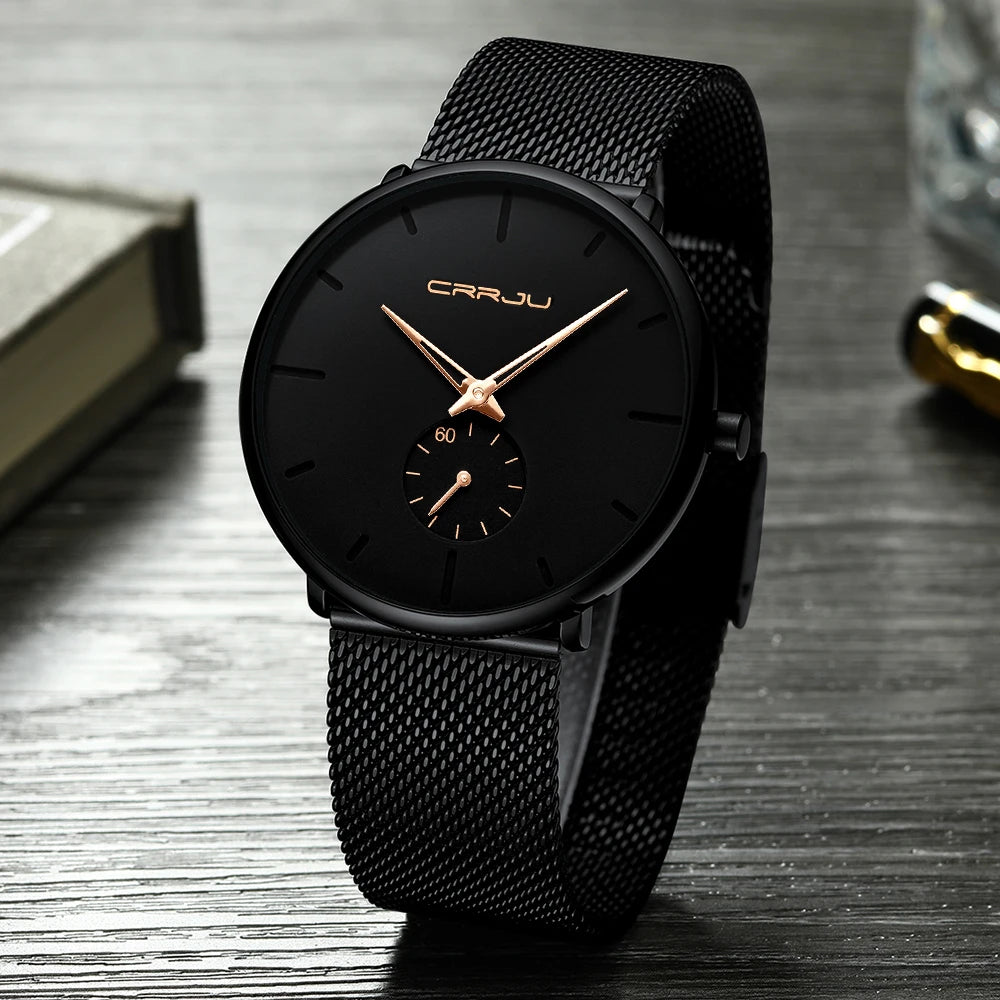 CR Ultra Thin Dial Quartz Watch