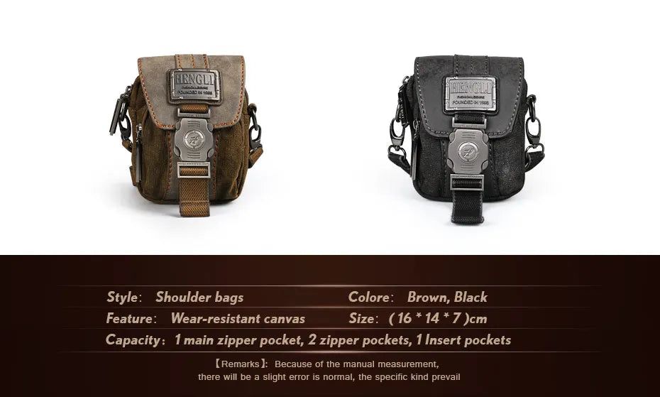 Retro Canvas Travel Bag
