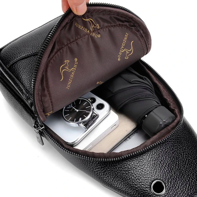 Crossbody Vintage Leisure or Travel leather Design