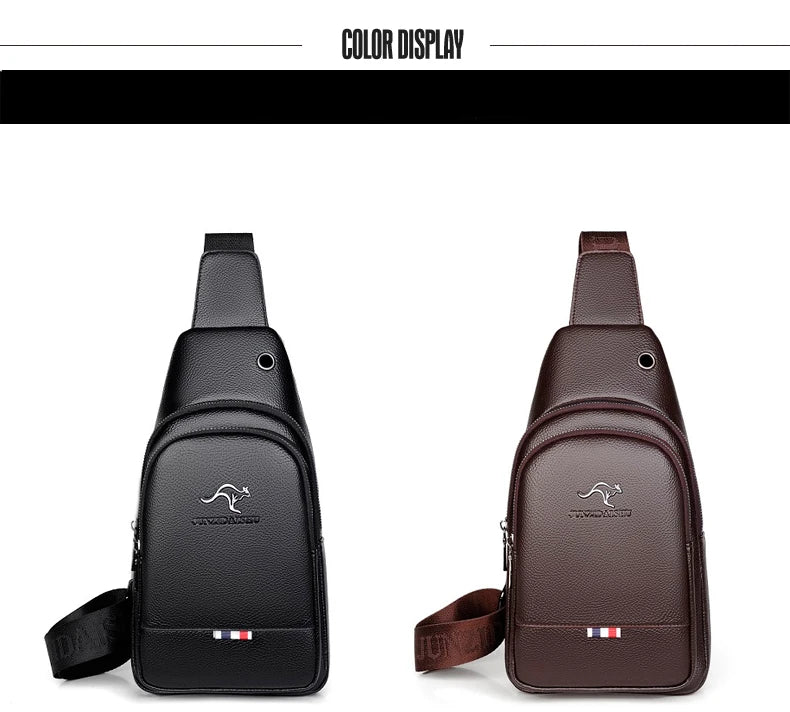 Crossbody Vintage Leisure or Travel leather Design