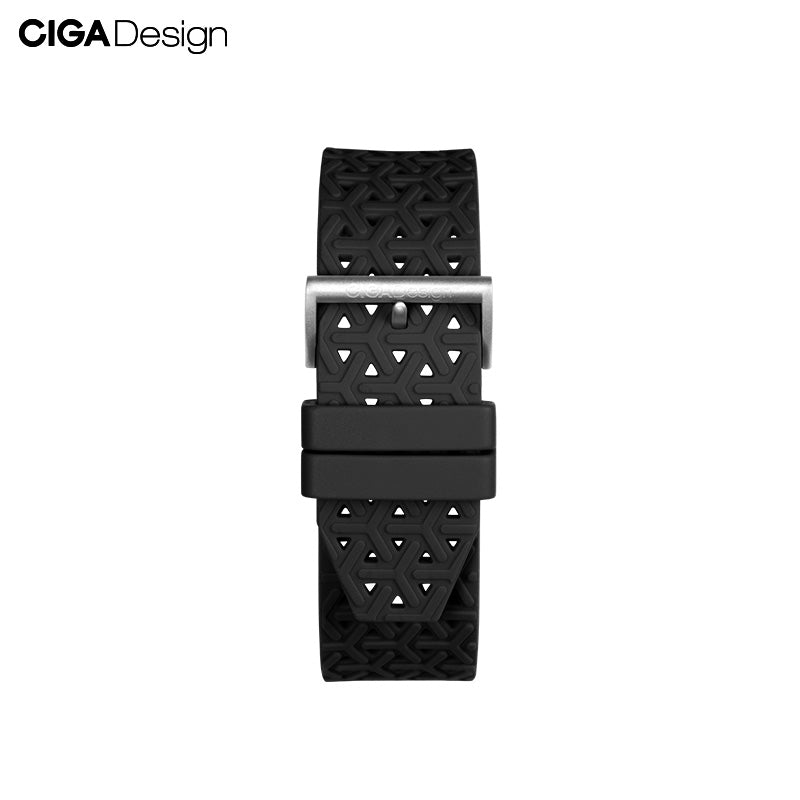 Ciga Design Skeleton Dial Silicone Strap