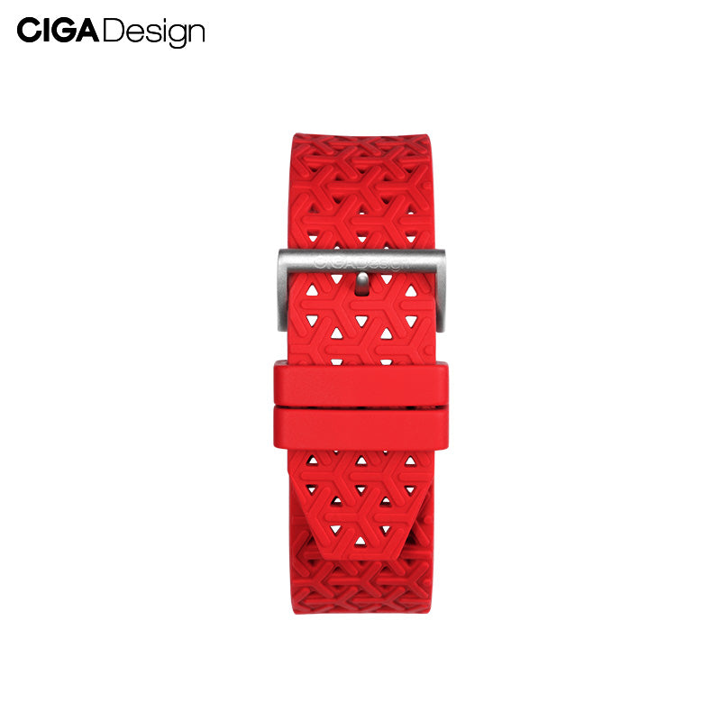 Ciga Design Skeleton Dial Silicone Strap