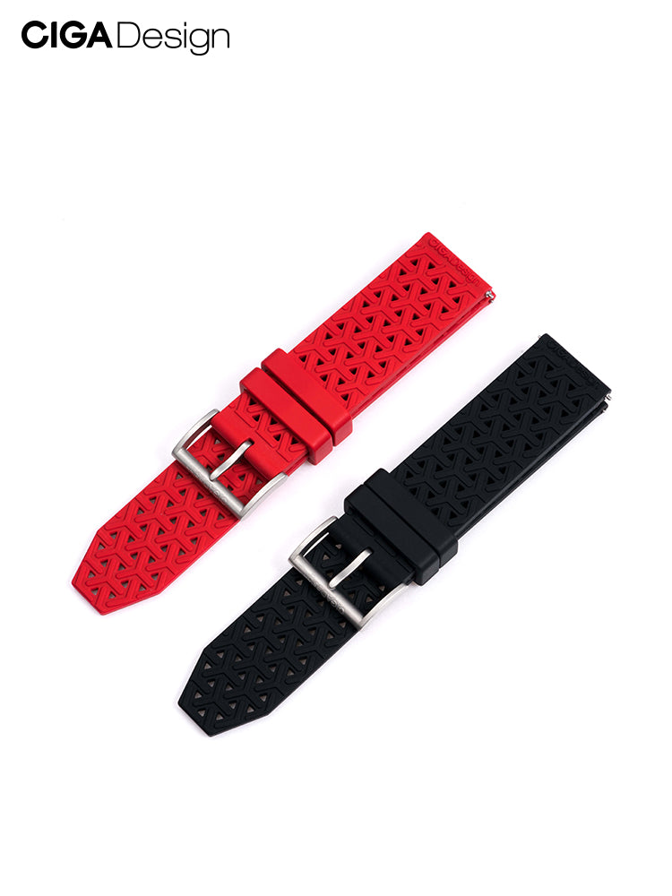 Ciga Design Skeleton Dial Silicone Strap