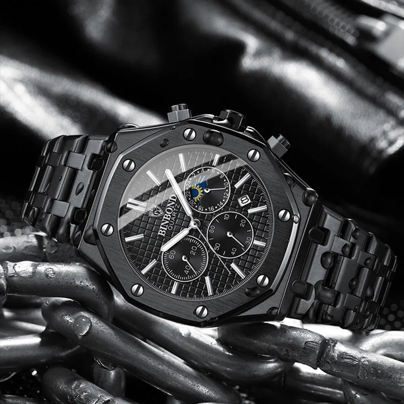 Poedagar Stainless Steel Casual Elegant Watch