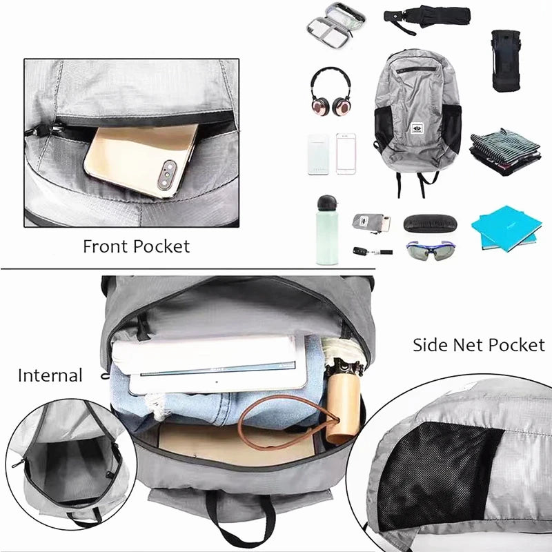 Outdoor Hiking Portable & Foldable Waterproof Backpack