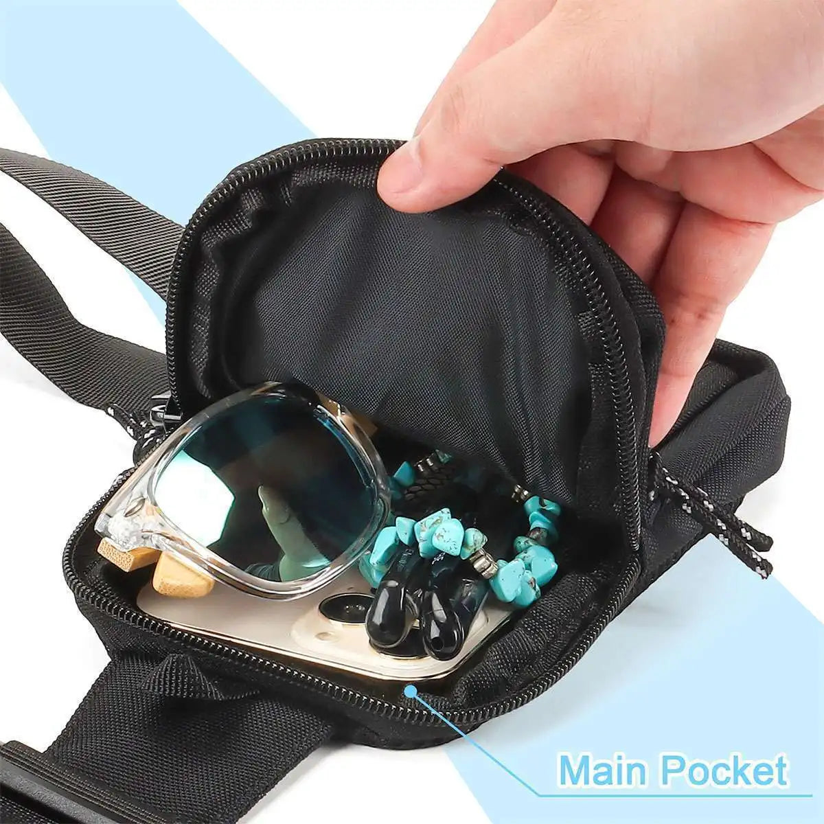 Shoulder Oxford Chest & Crossbody Casual Travel Phone Bag