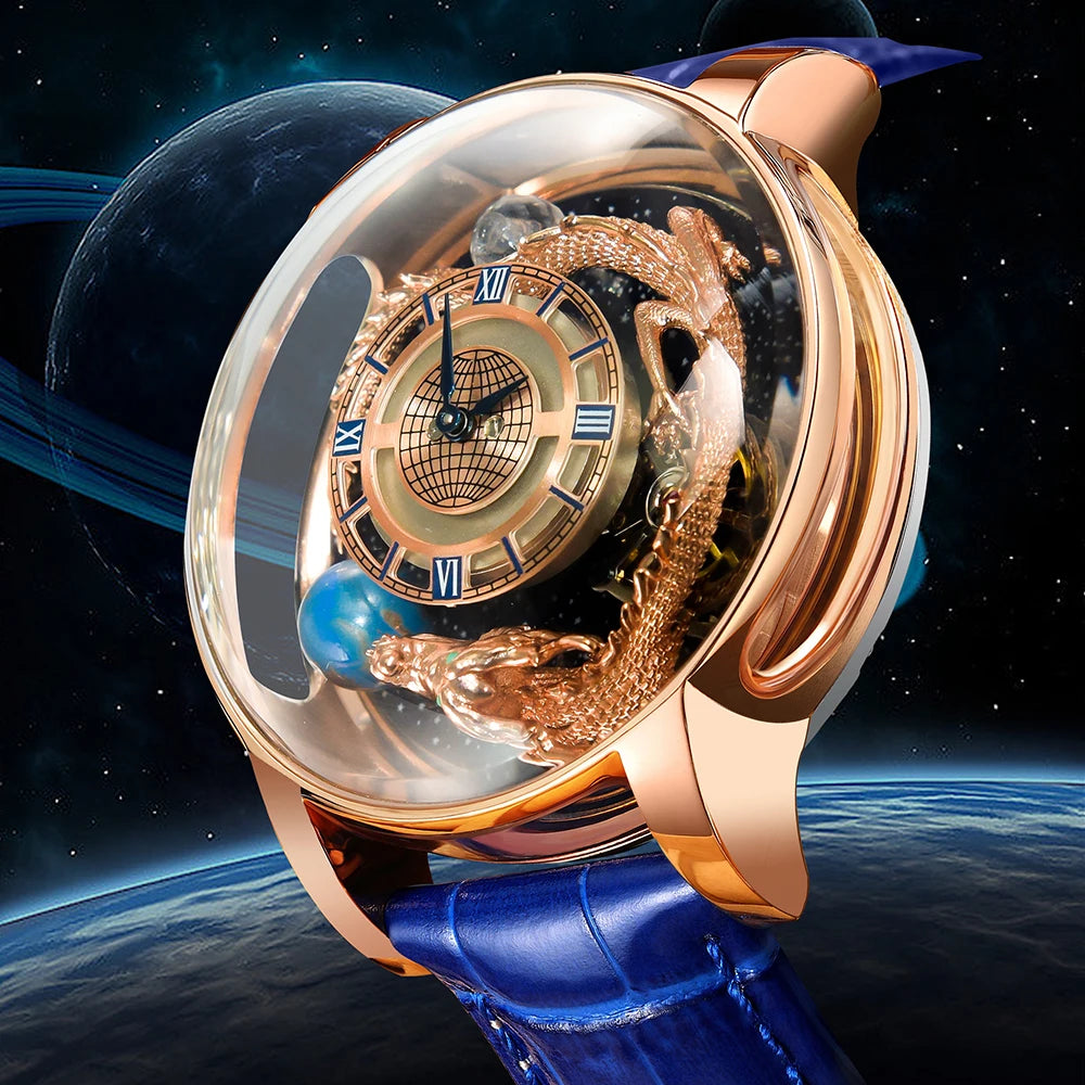 Pindu Luxury Casual Top Brand Business Luminous Leather Watch