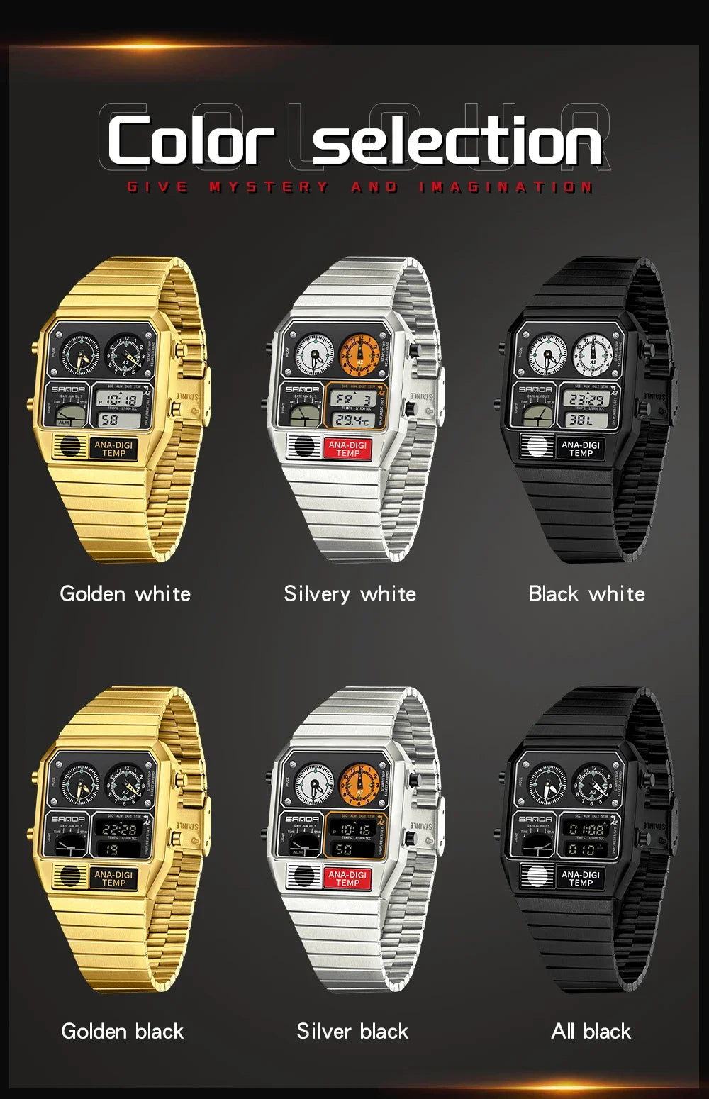 SAND Dual Monitor Electronic LED Night Watch