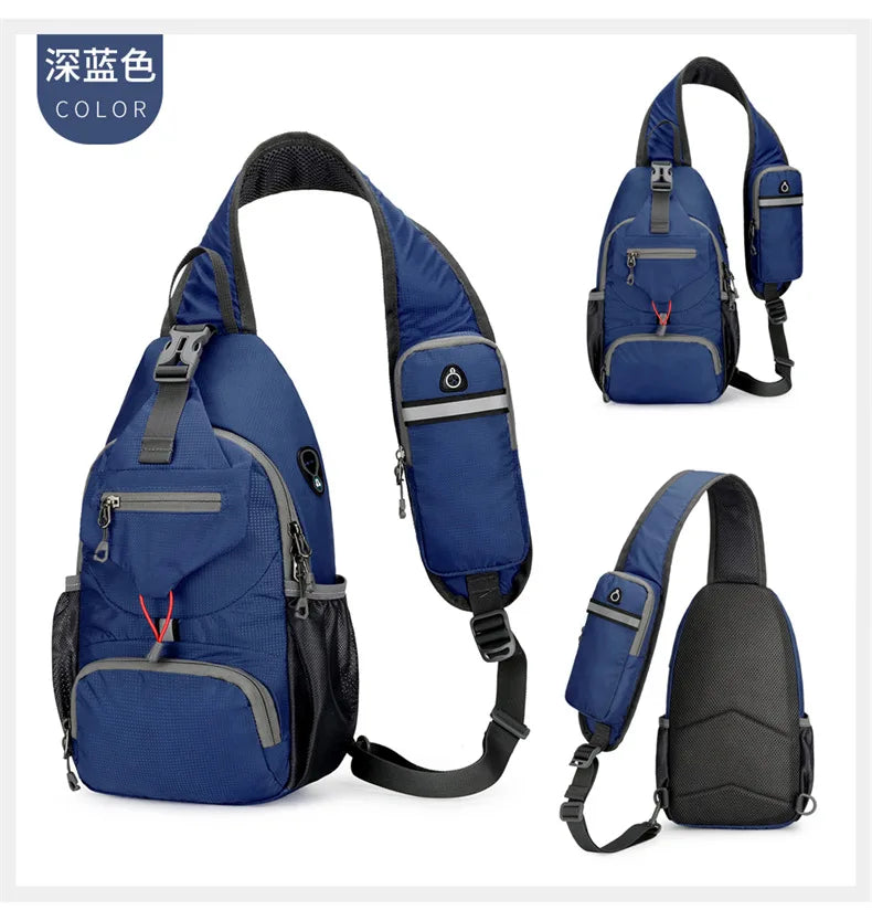 Shoulder Backpack Sling & Chest Crossbody Bag