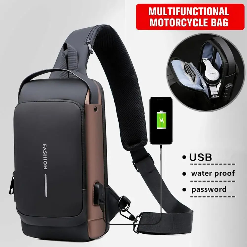 Chest Bag & Shoulder Crossbody Package Bags Oxford Style Sling Pack