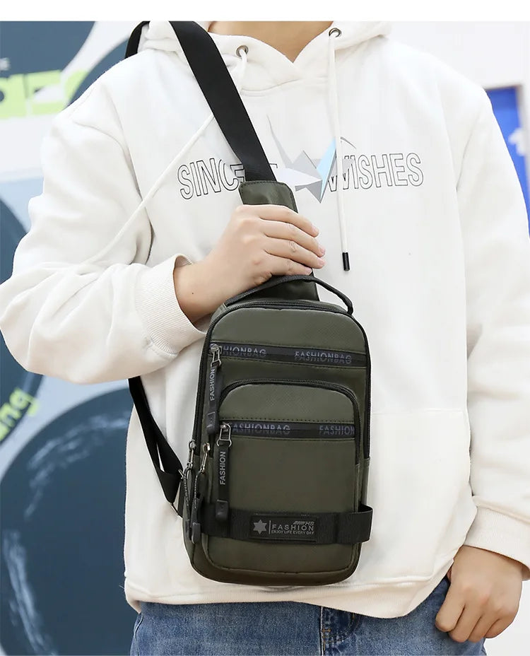 Chest, Crossbody & Shoulder Bag for Lightweight Travel or Daily Use