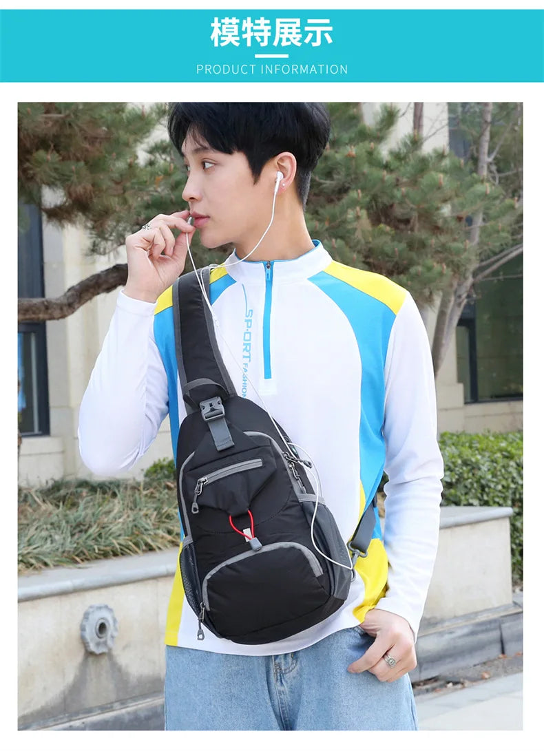 Shoulder Backpack Sling & Chest Crossbody Bag