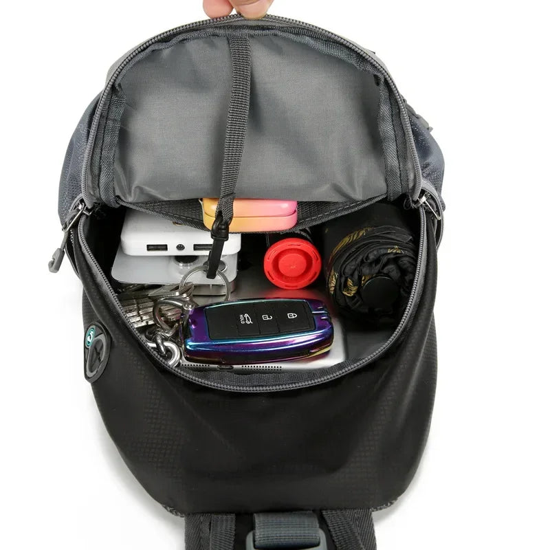 Shoulder Backpack Sling & Chest Crossbody Bag
