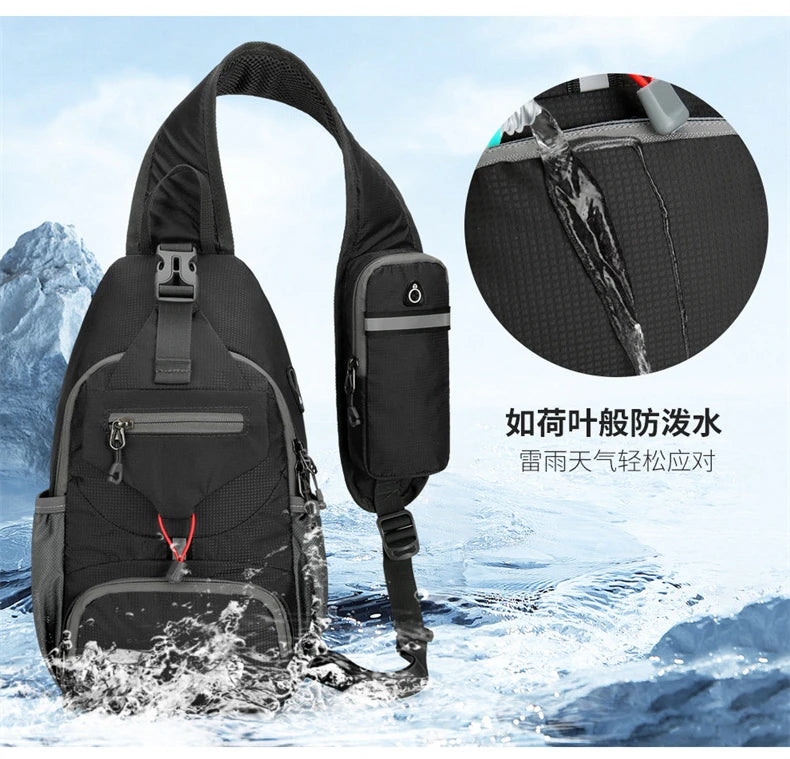 Shoulder Backpack Sling & Chest Crossbody Bag