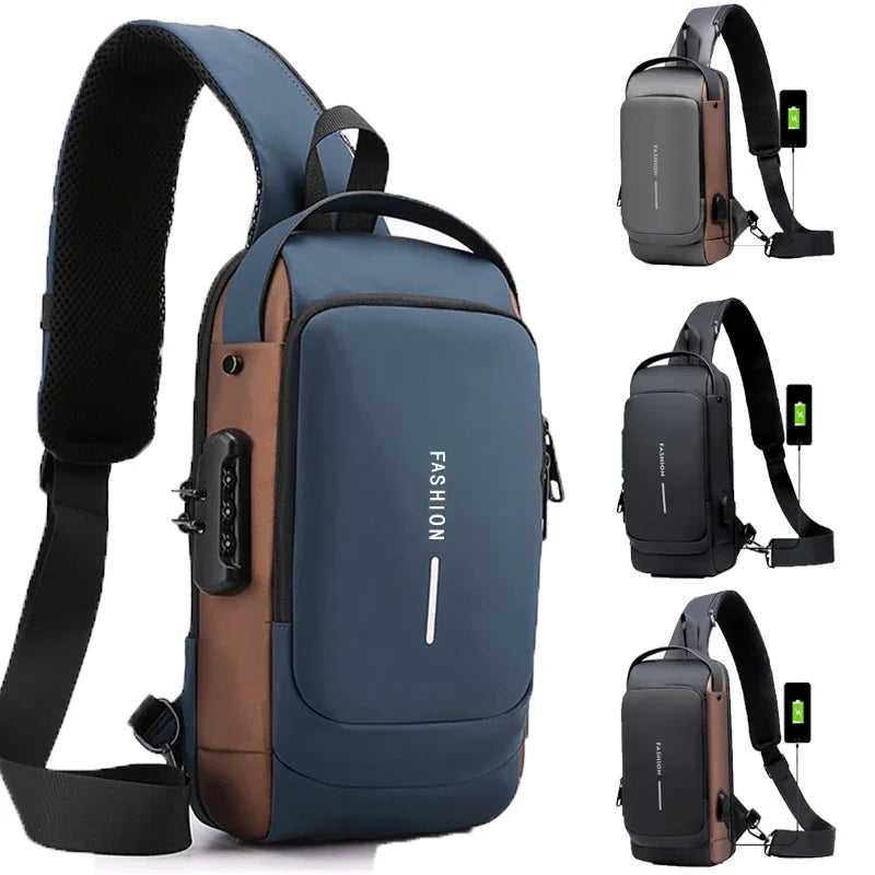 Chest Bag & Shoulder Crossbody Package Bags Oxford Style Sling Pack