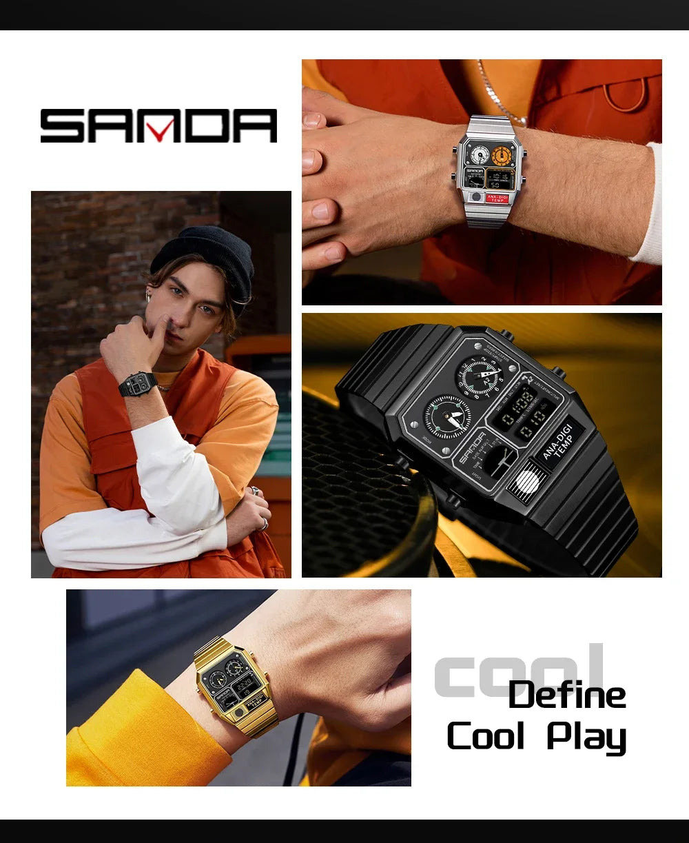 SAND Dual Monitor Electronic LED Night Watch