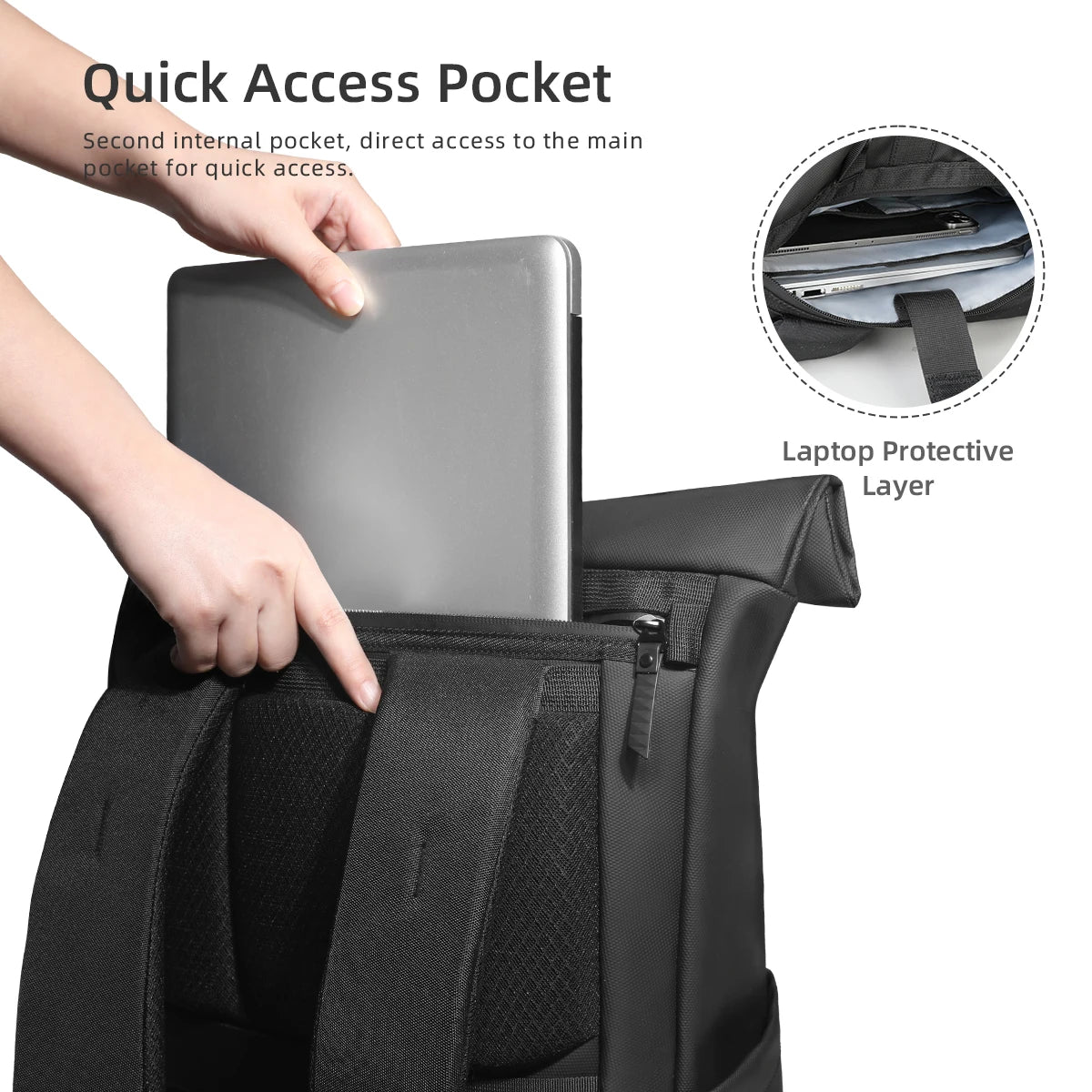 Heric Rolltop Backpack