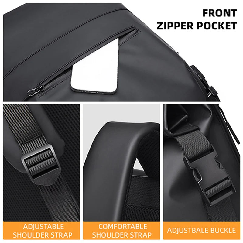 Urban Duffel Bag Folding Roll Design