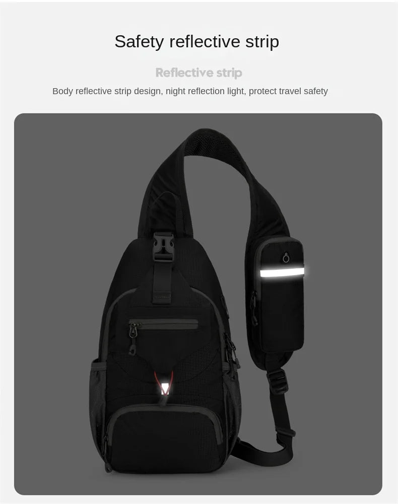 Shoulder Backpack Sling & Chest Crossbody Bag