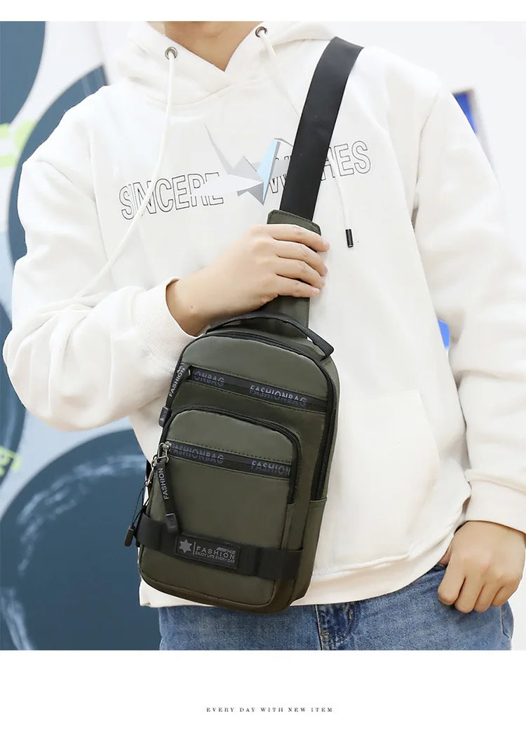 Chest, Crossbody & Shoulder Bag for Lightweight Travel or Daily Use