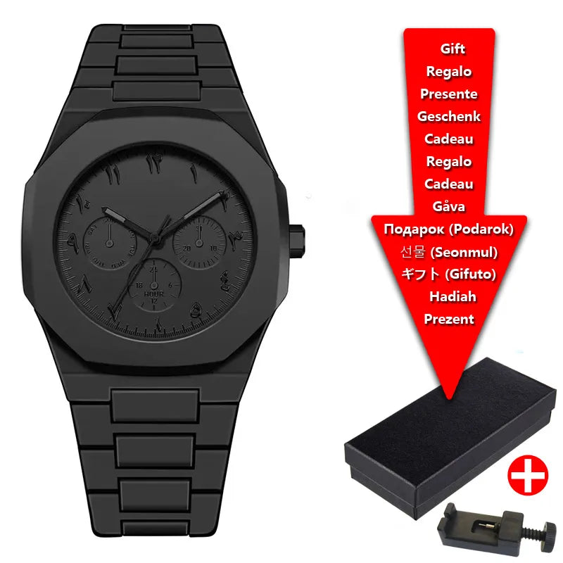 Middle East Arabic Digital Strap Quartz Watch