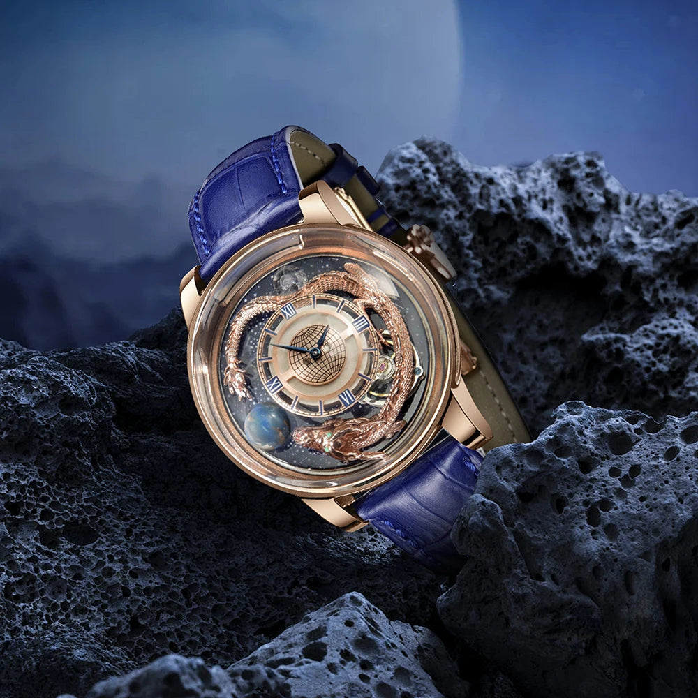 Pindu Luxury Casual Top Brand Business Luminous Leather Watch