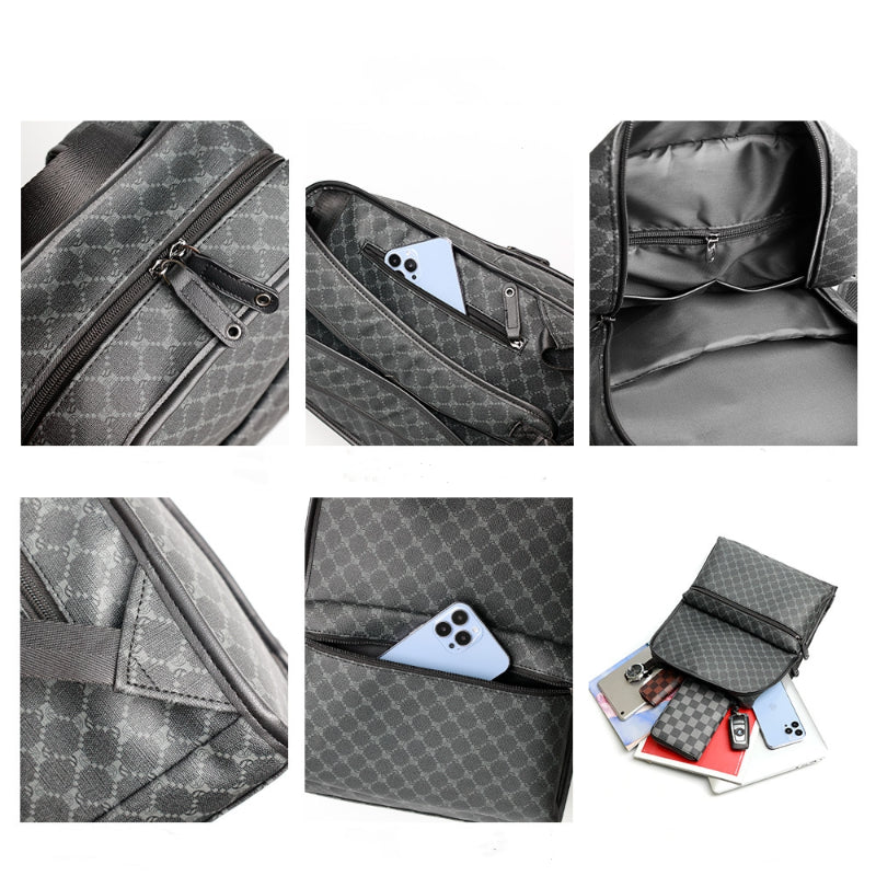 Floral Printed Men's Backpack Luxury Fashion Backpack for Men Large Capacity Travel Laptop Bag Back Pack Schoolbags Backpacks