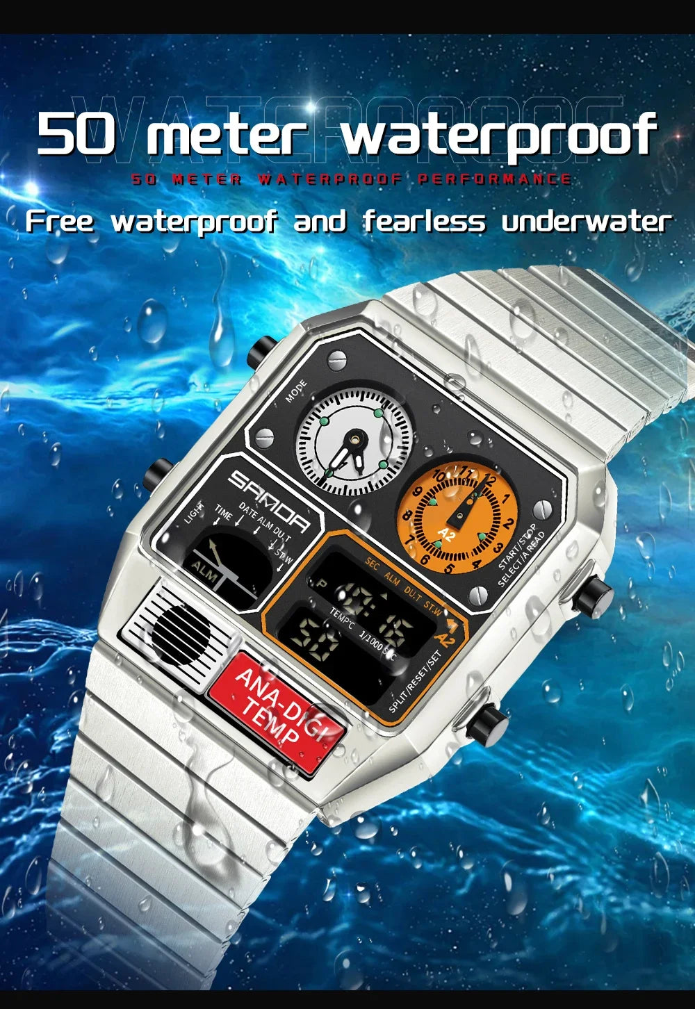 SAND Dual Monitor Electronic LED Night Watch