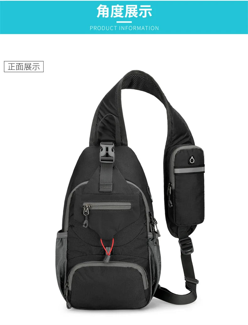 Shoulder Backpack Sling & Chest Crossbody Bag