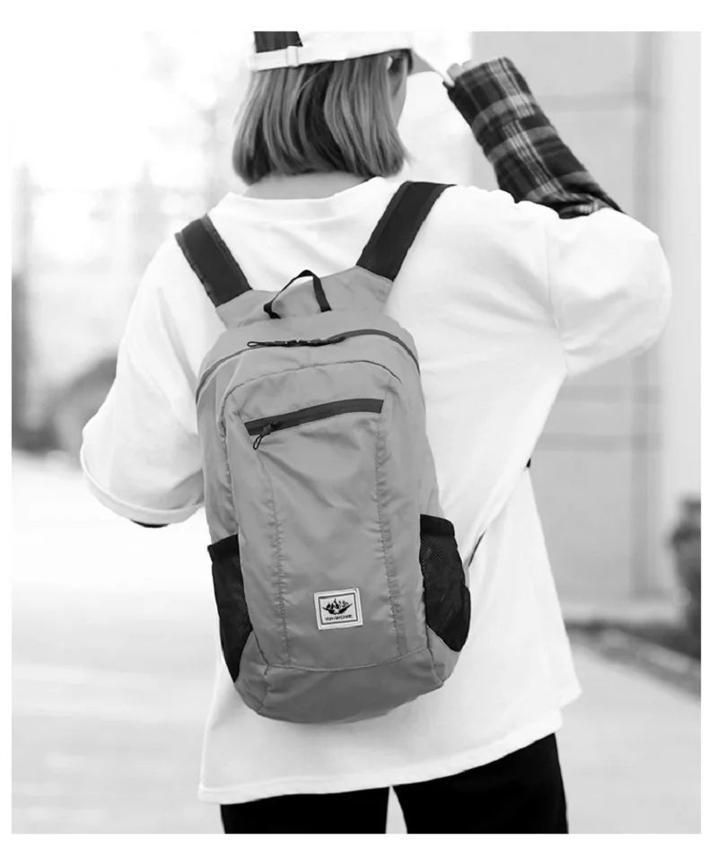 Outdoor Hiking Portable & Foldable Waterproof Backpack