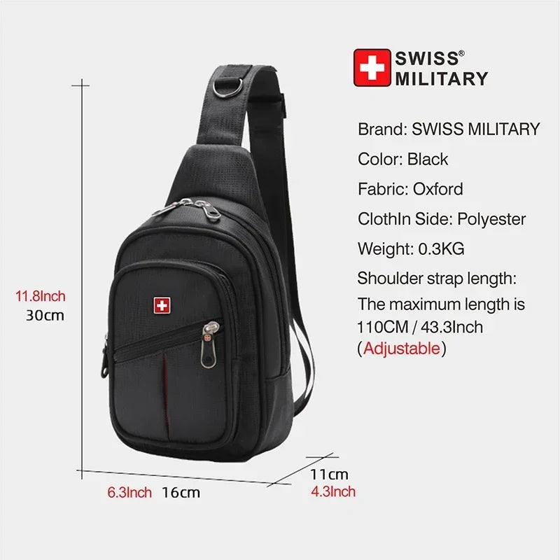 SM Chest Sling Water Proof Large Space Travel Bag