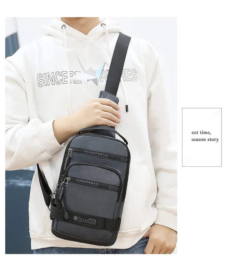 Chest, Crossbody & Shoulder Bag for Lightweight Travel or Daily Use