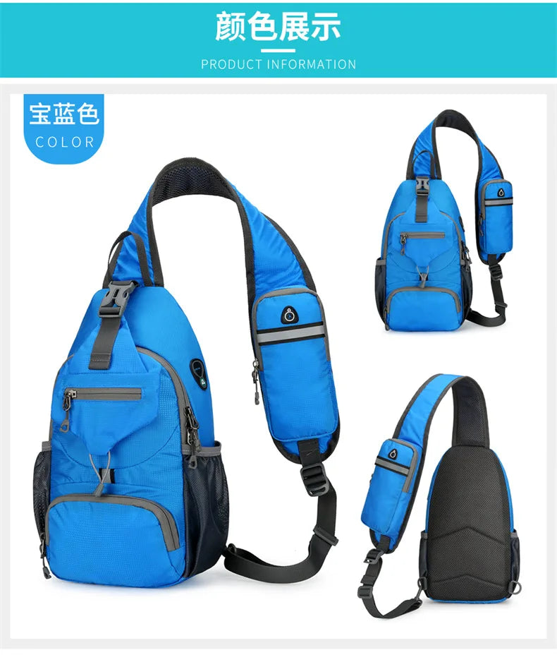 Shoulder Backpack Sling & Chest Crossbody Bag