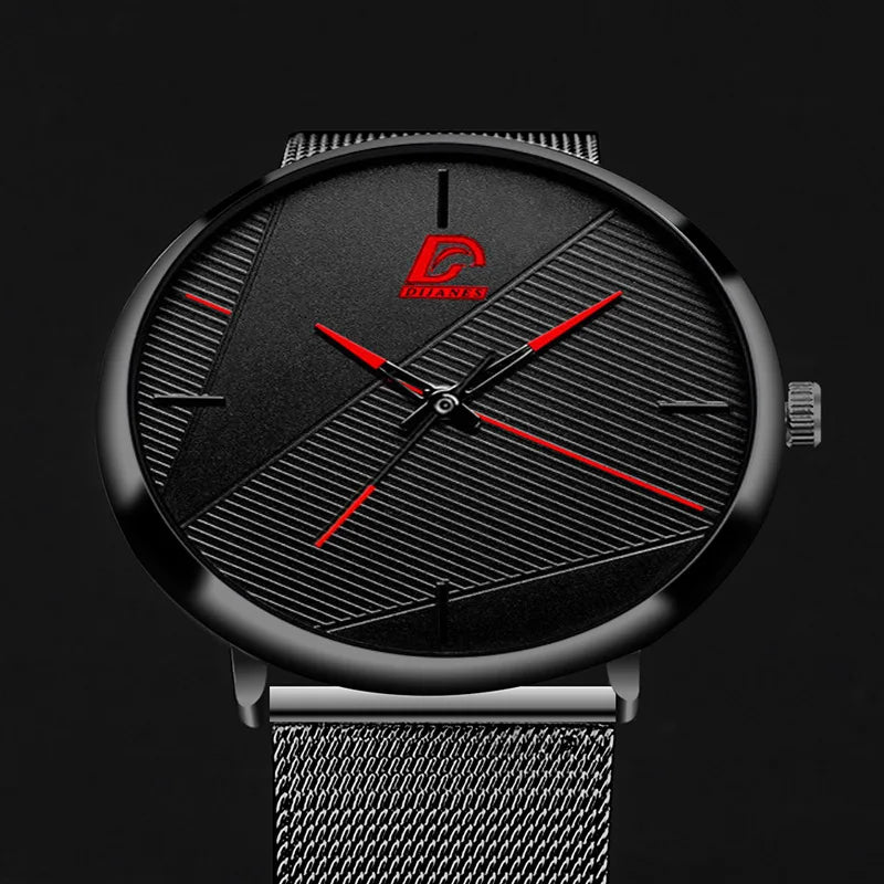 Ultra-thin Simple Style Business Quartz Wristwatch