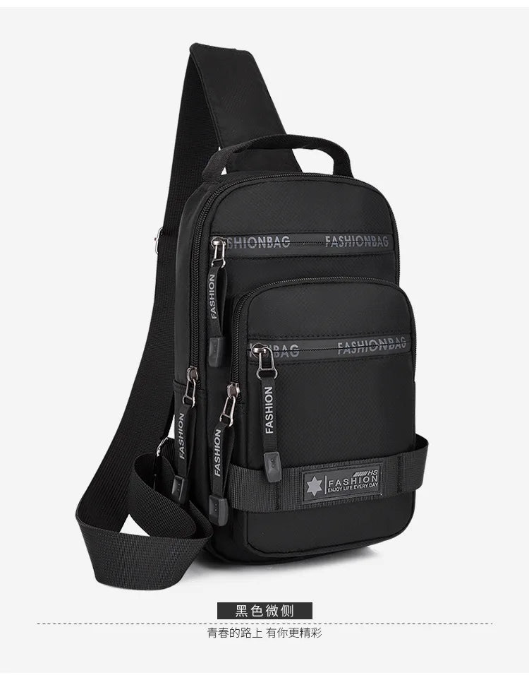 Chest, Crossbody & Shoulder Bag for Lightweight Travel or Daily Use