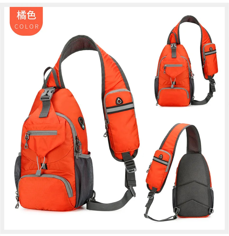 Shoulder Backpack Sling & Chest Crossbody Bag