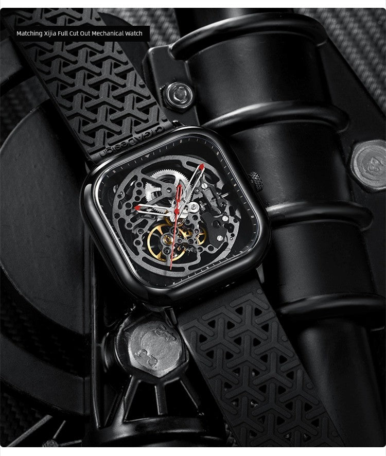 Ciga Design Skeleton Dial Silicone Strap