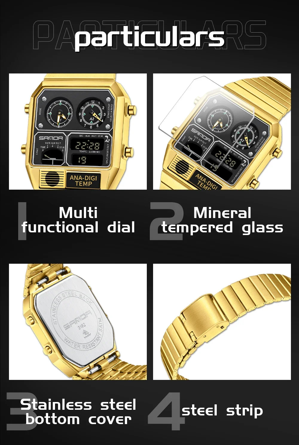 SAND Dual Monitor Electronic LED Night Watch