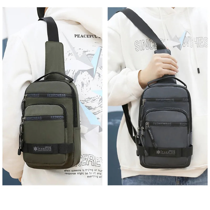 Chest, Crossbody & Shoulder Bag for Lightweight Travel or Daily Use