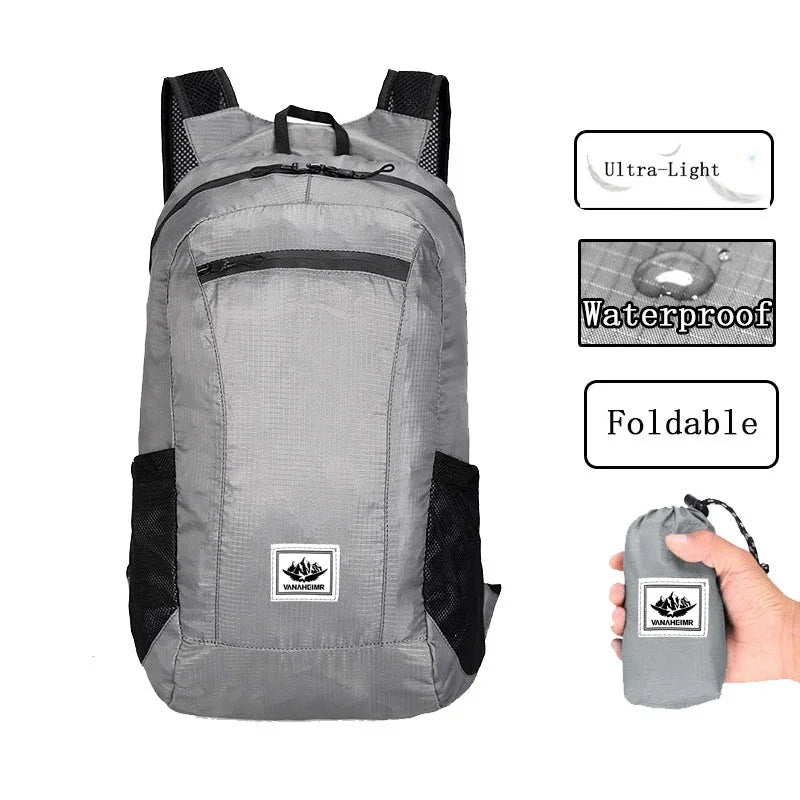 Outdoor Hiking Portable & Foldable Waterproof Backpack
